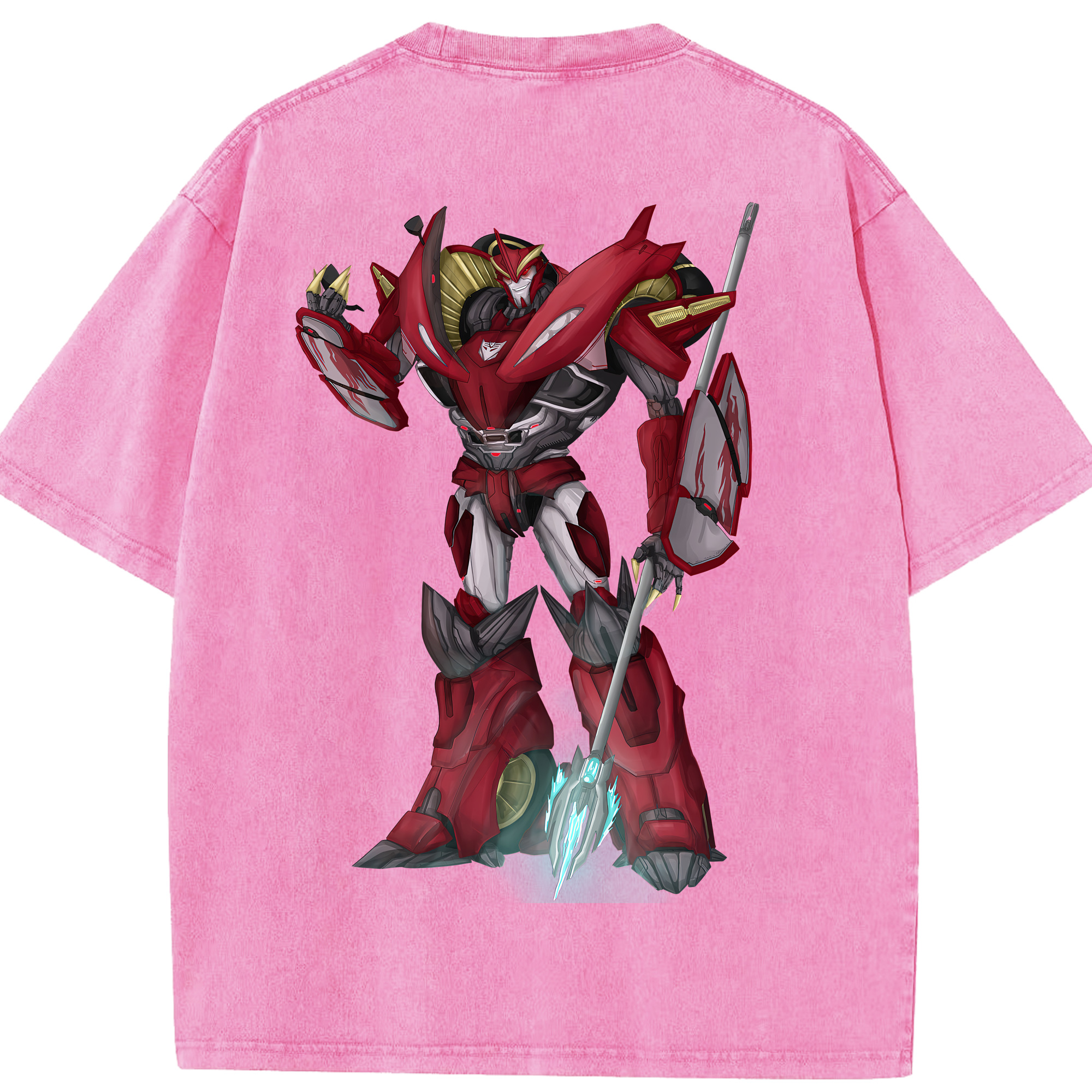 （画像用） Transformers トランスフォーマー 綿100% ヴィンテージ風 半袖Tシャツ（背面プリント）